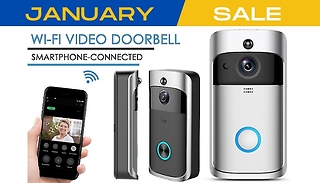 3in1 Wi-Fi Video Doorbell With Optional 3GB SD Card - 2 Colours