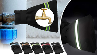 1, 2, or 4 Reflective Winter Outdoor Tap Covers - 5 Colours