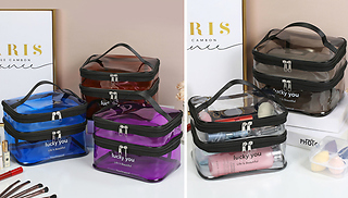 Waterproof Cosmetic Travel Organiser Bag - 5 Colours