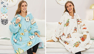 Oversized Wearable Blanket Hoodie - 4 Designs 