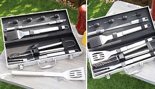 11-Piece BBQ Tool Set!