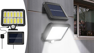 1 or 2 Solar Powered Motion Sense Garden Wall Light