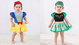 Princess-Inspired Dress-Up Costumes - 9 Designs, 4 Sizes 