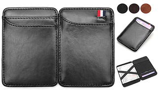 Men's Faux Leather Wallet - 3 Colours