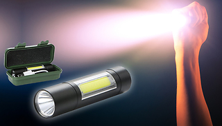 Pocket-Sized LED Rechargeable Flashlight
