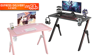 Gaming Desk with Optional Gaming Chair - 2 Colours