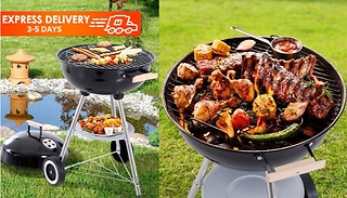 Outsunny Portable Kettle Grill BBQ!