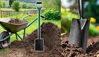 Digging Shovel With Plastic Coated Handle
