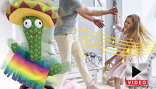 Singing Dancing Talking Cactus Plush Toy - Optional Hat