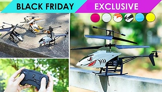 Remote-Control Flying Helicopter Drone - 6 Colours