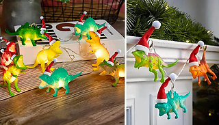 10 LED Christmas Dinosaur String Lights