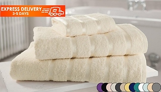 2, 3 or 4-Pack of Kensington Bathroom Towels - 4 Sizes, 13 Colours!