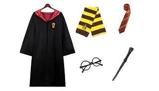 5-Piece Wizard Inspired Costume Set - 4 Colours & Childen and Adult Si ...