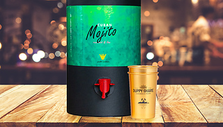 £2.99 Voucher for 60% Off a 1.5L Cocktail Tube & Gold Cup Bundle