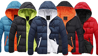 Waterproof Hooded Puffer Coat - 5 Colours & 5 Sizes