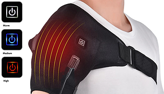 Heated Shoulder Brace with 3 Heat Settings