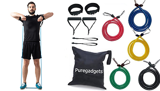 Resistance Band Set with Carry Bag