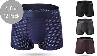 Soft Breathable Boxers - Pack of 4, 8 or 12