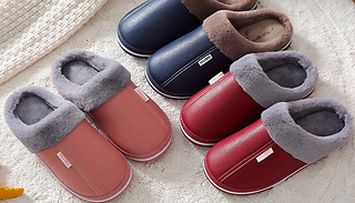 Unisex Fluffy PVC Sole Slippers - 5 Colours & 5 Sizes