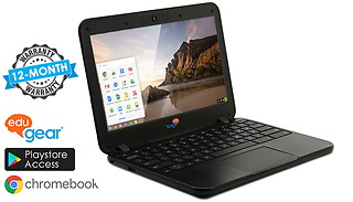 11-Inch Chromebook with Playstore Access, 16GB SSD and 4GB RAM
