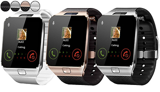 9-in-1 Touch Smartwatch with Heart Monitor & HD Cam - 4 Colours