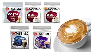 24 or 48 TASSIMO Coffee Pods - Oreo, Cadbury and More!