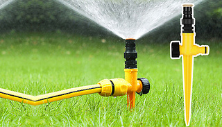 1, 2, or 3 Rotating Garden Irrigation Sprinklers