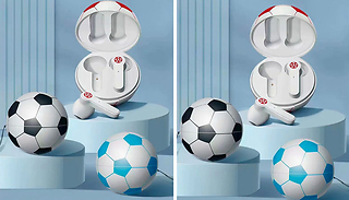Football-Style Earbuds - 4 Colours