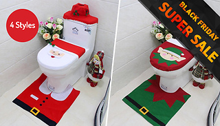 Christmas Bathroom Dcor Set - 4 Designs