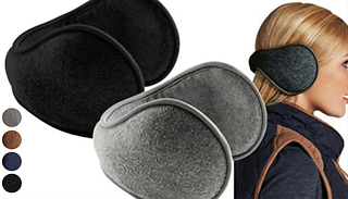 Soft Fleece Earmuffs - 2 Sizes & 4 Colours