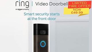 Ring Wireless Smart Video Doorbell with 1080p Resolution