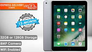 Apple iPad 5th Gen 9.7-Inch with Wi-Fi 32GB or 128GB
