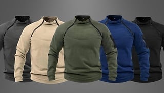 Thick Outdoor Fleece Sweatshirt - 5 Colours & 7 Sizes