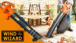 WindWizard 2-in-1 Electric Leaf Blower & Vacuum - 3200W