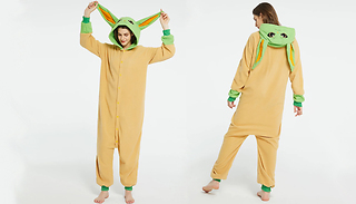 Winter Cartoon Green Creature Pyjama Costume - 4 Sizes