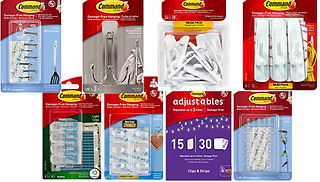 Command Damage-Free Hanging Strips, Hooks & Clips - 11 Options