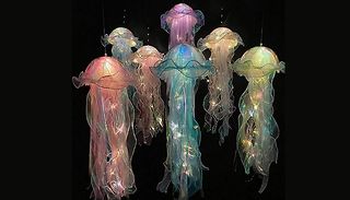 Hanging Jellyfish LED Decorative Lamp - 4 Colours