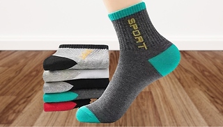 10 or 20-Pack Men's Breathable Sport Socks - 6 Colours