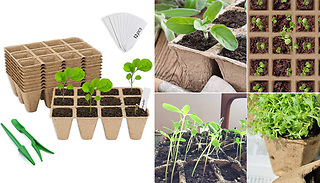 Seed Starter Tray Biodegradable Peat Pots 