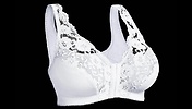 Front Closure Non-Padded Wireless Lace Bra - 5 Colours view 2