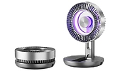 Foldable Mini Fan with Ambient Light - 2 Colours! view 2