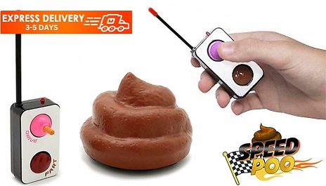 Remote Control Poo Hilarious Speedy Remote Control Speed Poo