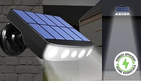 1 or 2-Pack of Motion Sensor Solar Powered Security Lights - 2 Versions ...