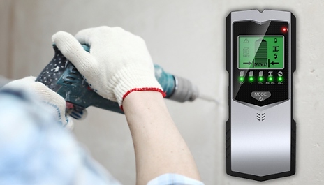 5-in-1 Wall Stud Scanner - Detect Metal, Wood, Live Cables & More!