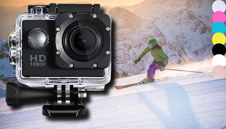 2-Inch LCD Display Action Video Camera - 7 Colours & 4 Options