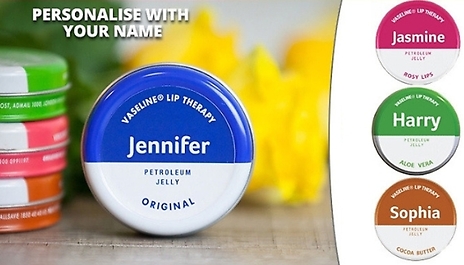 Personalised vaseline deals