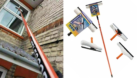 Window Maintenance Rig 11ft Telescopic Window Cleaning Kit