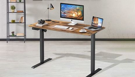 Electric Height Adjustable Home Office Desk - 2 Colours