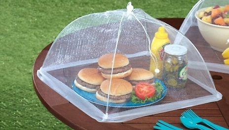 2-Pack Lace Mesh Food Screen Tent