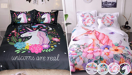 unicorns are real bedding